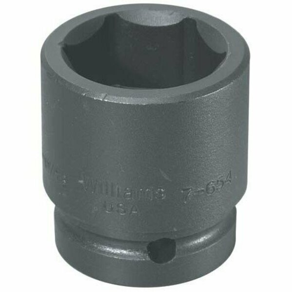 Williams Socket, 3 1/8 Inch OAL, Shallow, 1 Inch Dr, 2 Inch Size JHW7-664